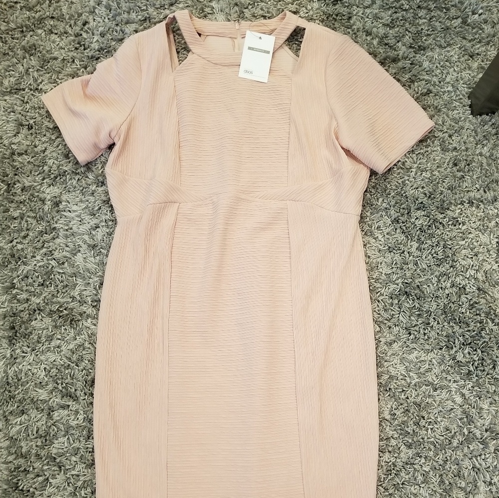 Maturity asos blush dress